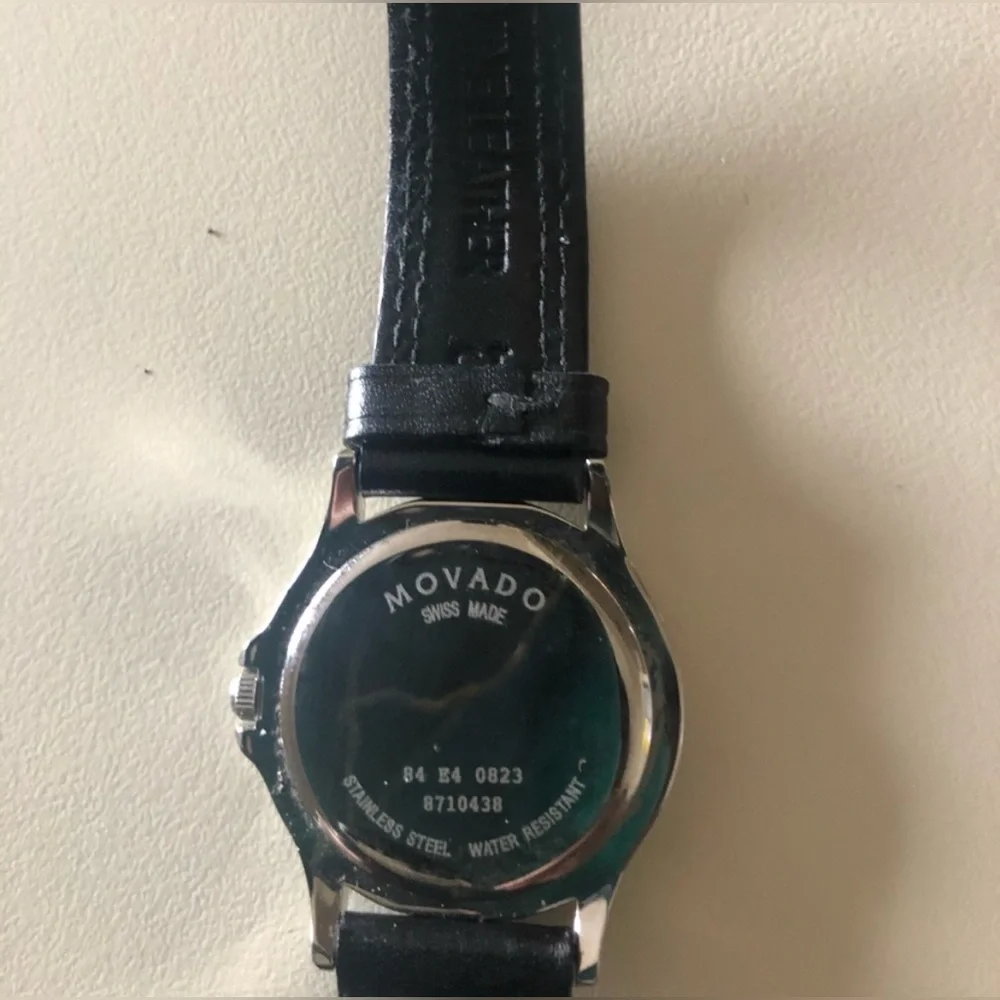 Movado Museum Watch Leather Strap